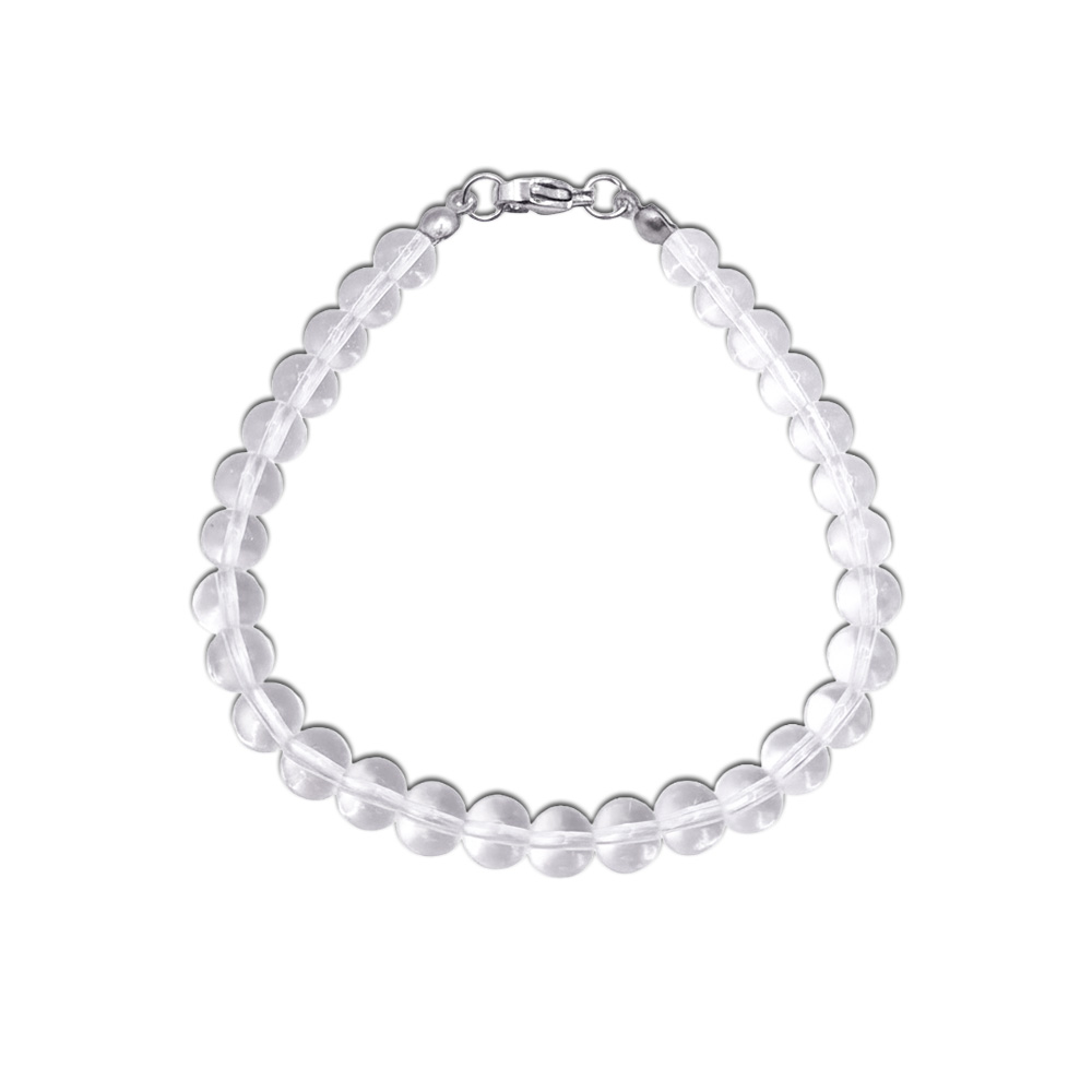 Natur-Edelstein-Armband "Bergkristall" 6mm