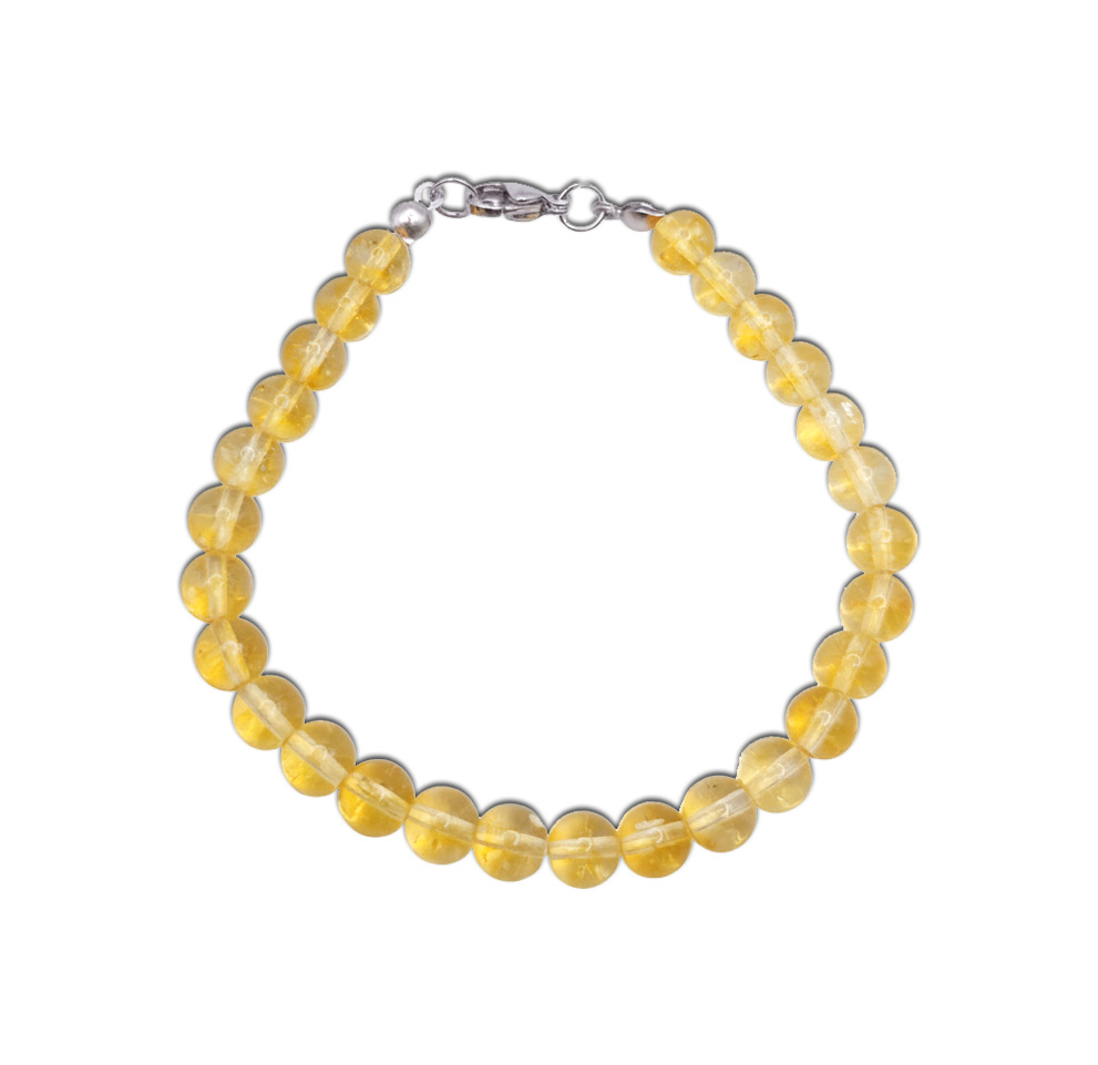 Natur-Edelstein-Armband "Citrin" 6mm
