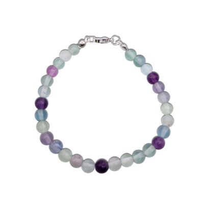 Natur-Edelstein-Armband „Farb-Fluorit“ 6mm