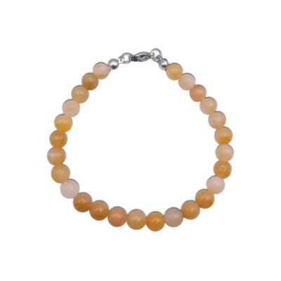 Natur-Edelstein-Armband „Goldtopas“ 6mm