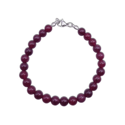 Natur-Edelstein-Armband „Granat“ 6mm