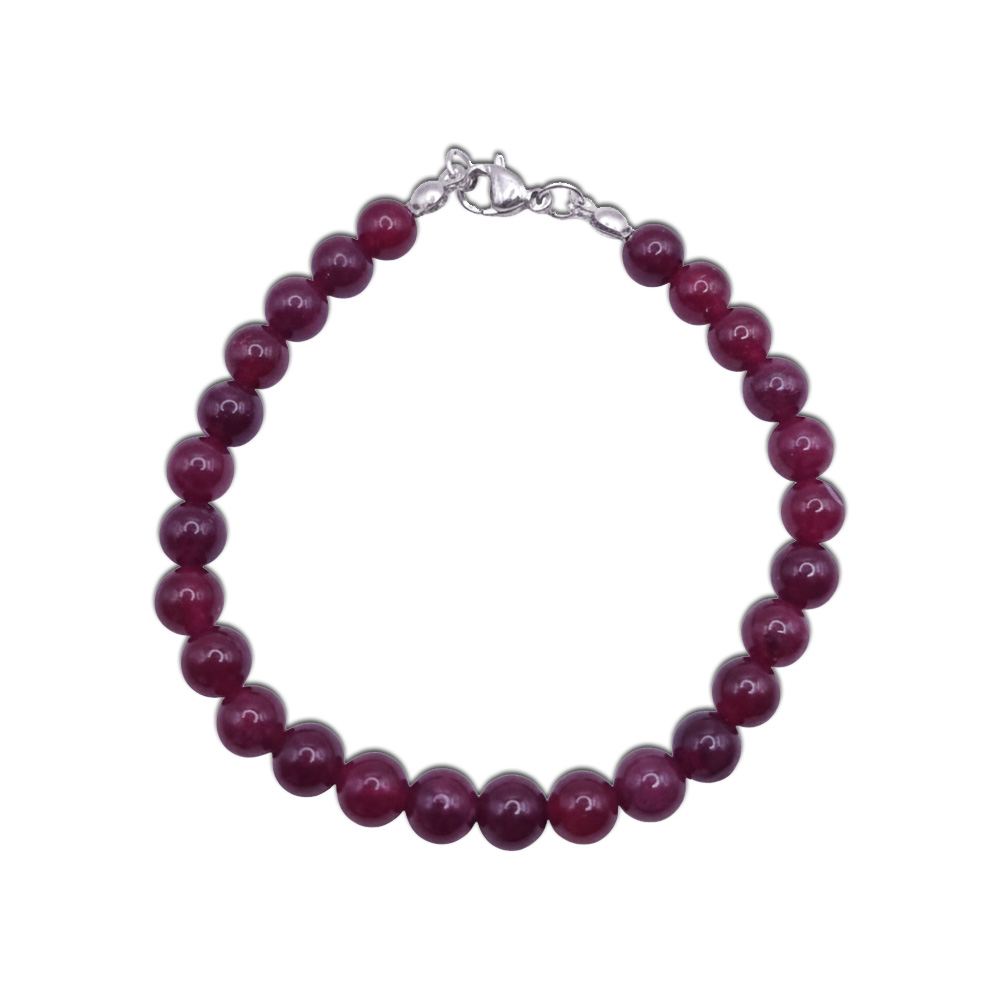 Natur-Edelstein-Armband "Granat" 6mm