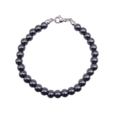 Natur-Edelstein-Armband „Hämatit“ 6mm