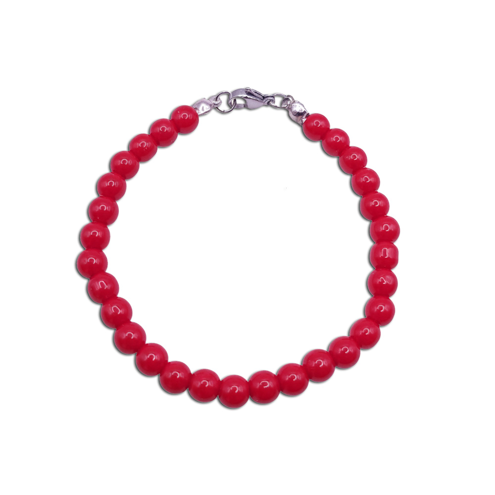Natur-Edelstein-Armband "Koralle" 6mm