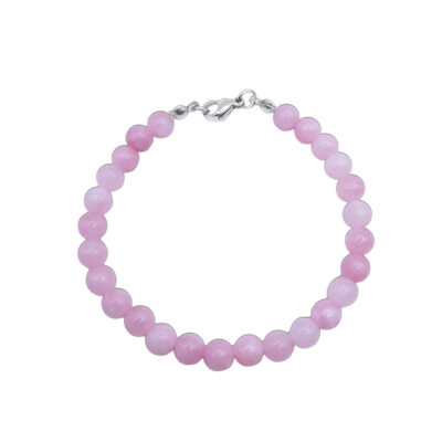 Natur-Edelstein-Armband „Kunzit“ 6mm