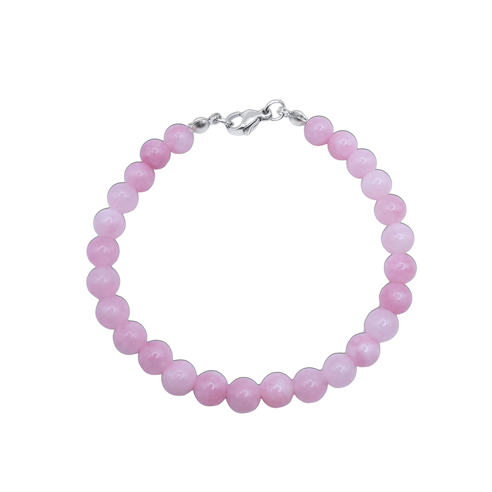 Natur-Edelstein-Armband "Kunzit" 6mm