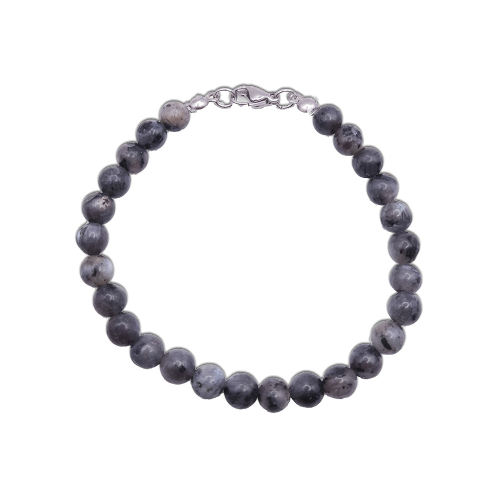Natur-Edelstein-Armband "Labradorit" 6mm