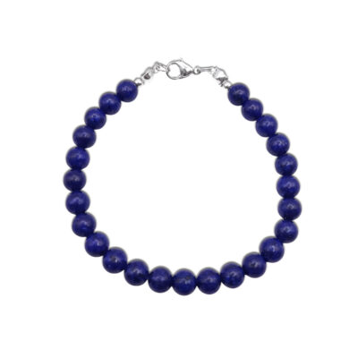 Natur-Edelstein-Armband „Lapislazuli“ 6mm