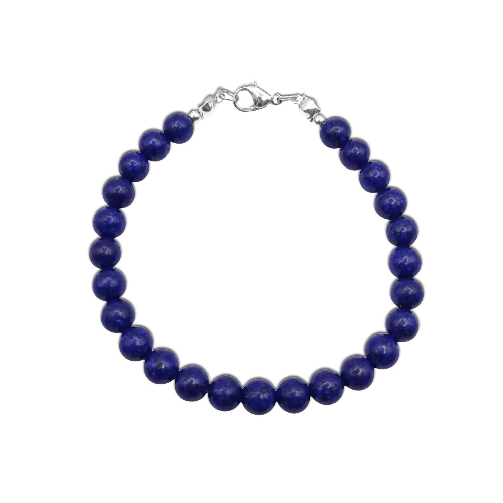 Natur-Edelstein-Armband „Lapislazuli“ 6mm