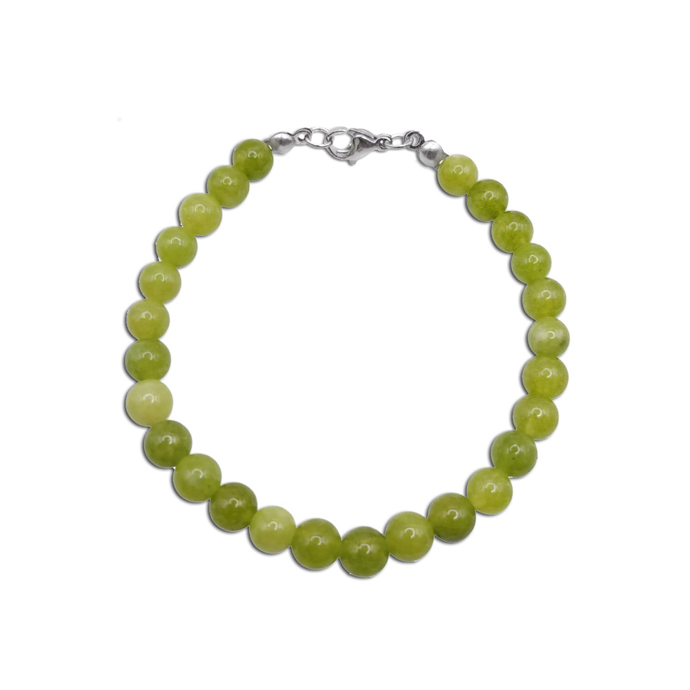 Natur-Edelstein-Armband "Peridot" 6mm