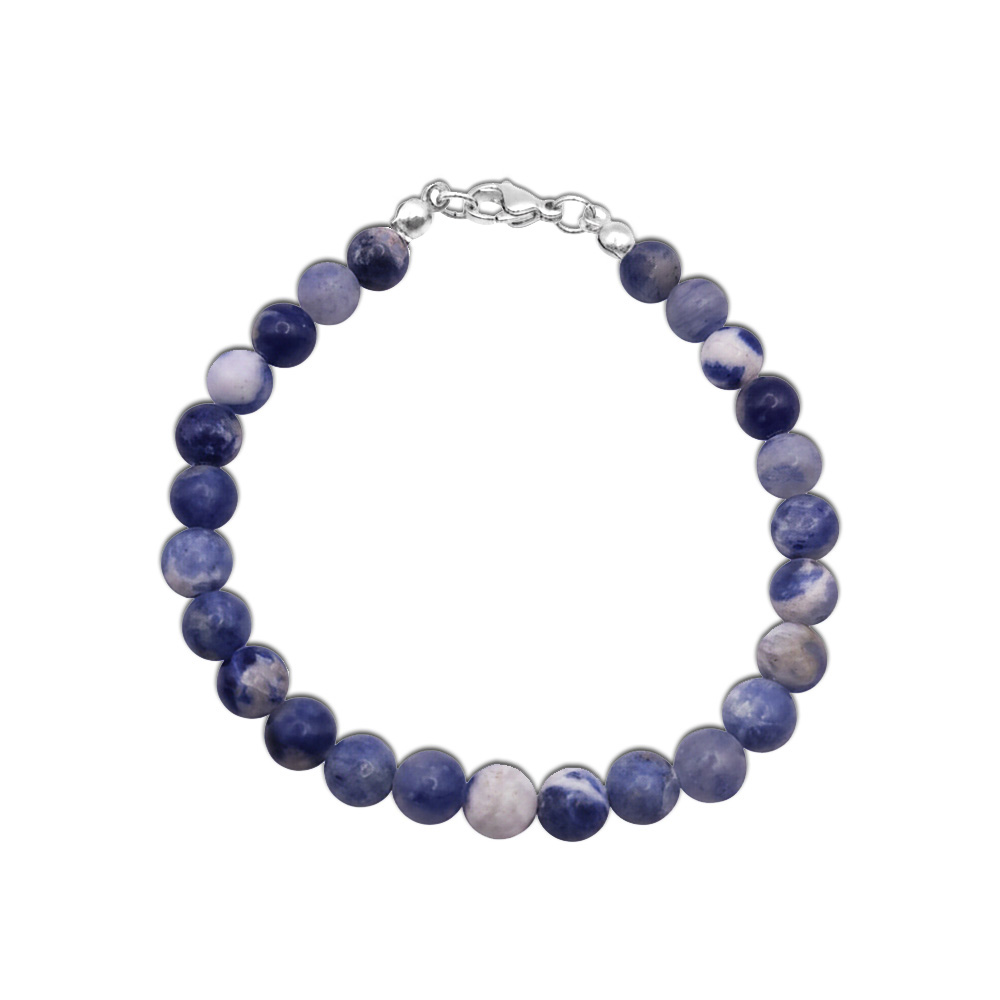 Natur-Edelstein-Armband "Sodalith" 6mm