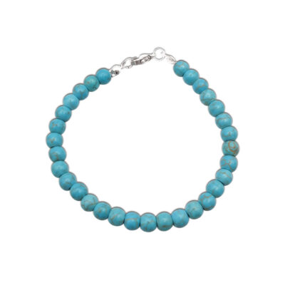 Natur-Edelstein-Armband „Türkis“ 6mm