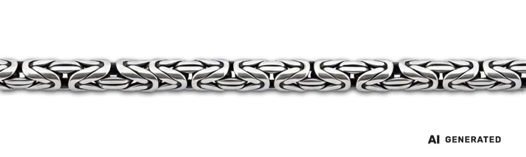 Byzantiner-Kette - KI-generierte künstlerische Interpretation dieser Kette