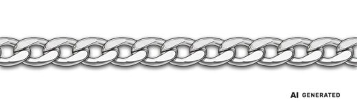 Curb-Kette - KI-generierte künstlerische Interpretation dieser Kette