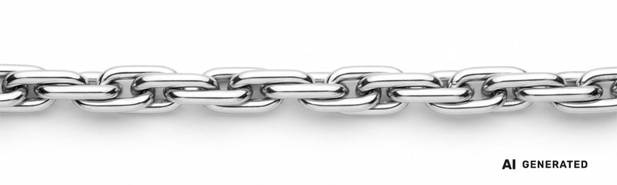 Doppel-Anker-Kette - KI-generierte künstlerische Interpretation dieser Kette