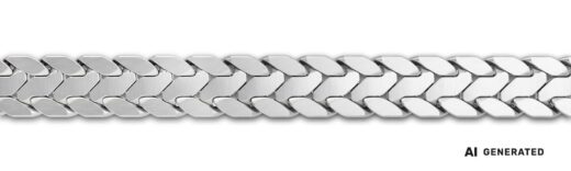Doppel-Panzer-Kette - KI-generierte künstlerische Interpretation dieser Kette