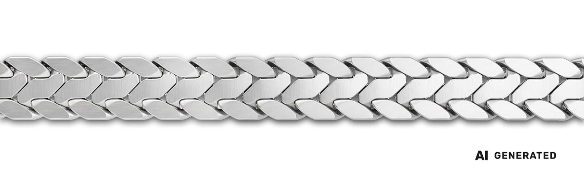 Doppel-Panzer-Kette - KI-generierte künstlerische Interpretation dieser Kette