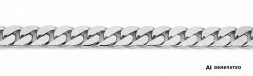Flach-Panzer-Kette - KI-generierte künstlerische Interpretation dieser Kette