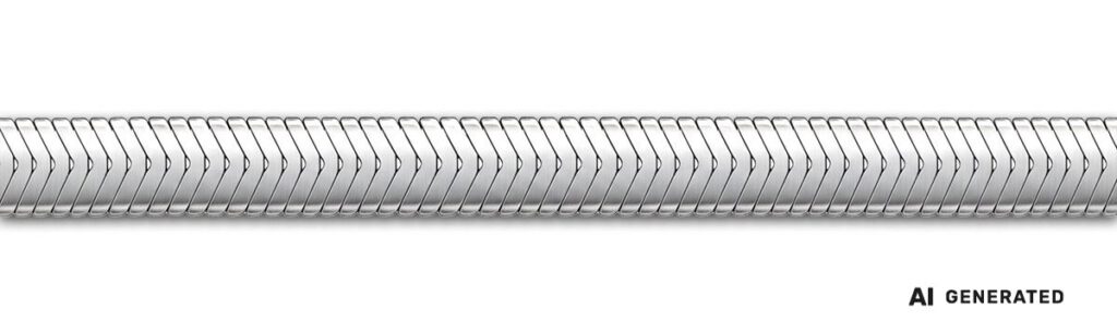 Herringbone-Kette - KI-generierte künstlerische Interpretation dieser Kette