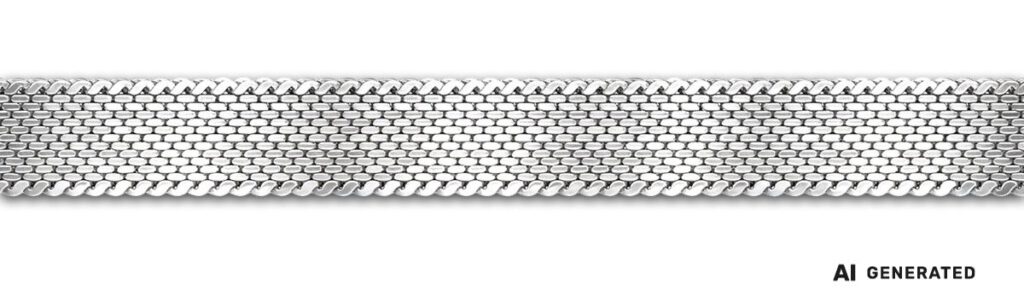 Milanese-Kette - KI-generierte künstlerische Interpretation dieser Kette