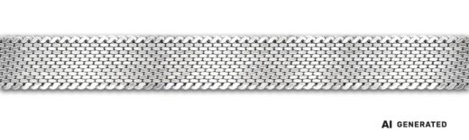 Milanese-Kette - KI-generierte künstlerische Interpretation dieser Kette