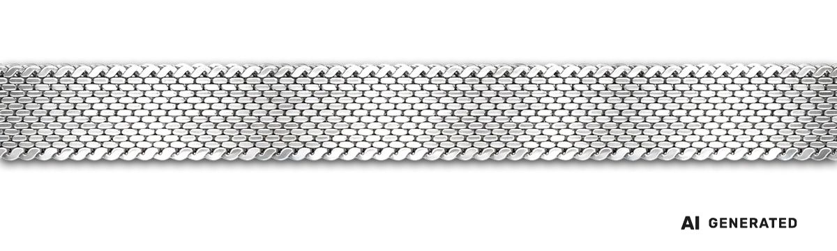 Milanese-Kette - KI-generierte künstlerische Interpretation dieser Kette