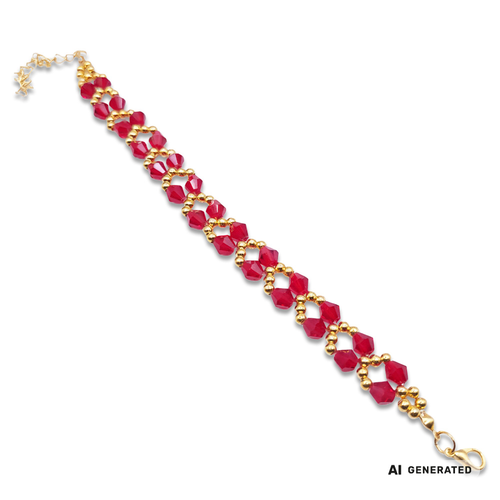 PERLidee-Armband Berlin goldfarben