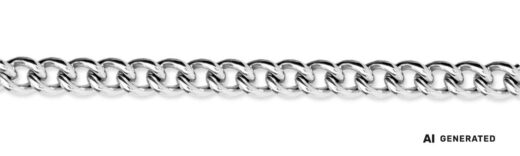 Rund-Panzer-Kette - KI-generierte künstlerische Interpretation dieser Kette