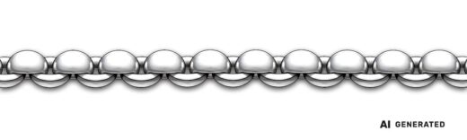 Rund-Venezianer-Kette - KI-generierte künstlerische Interpretation dieser Kette