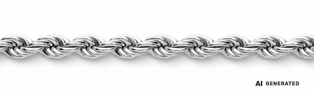 Seil-Kette - KI-generierte künstlerische Interpretation dieser Kette