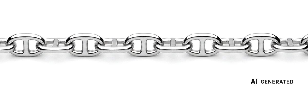 Steganker-Kette - KI-generierte künstlerische Interpretation dieser Kette