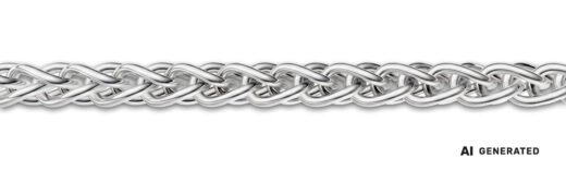 Zopf-Kette - KI-generierte künstlerische Interpretation dieser Kette