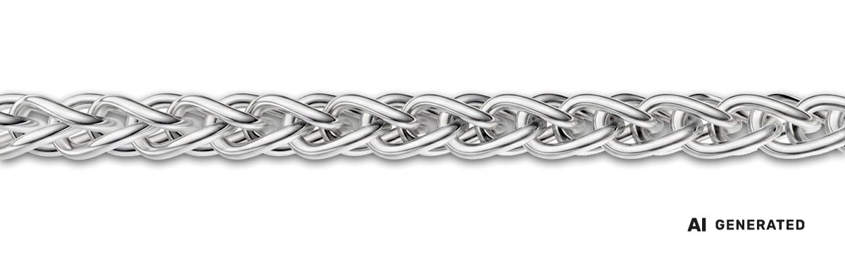 Zopf-Kette - KI-generierte künstlerische Interpretation dieser Kette