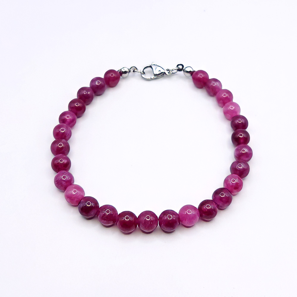 Natur-Edelstein-Armband "Lepidolith" 6mm