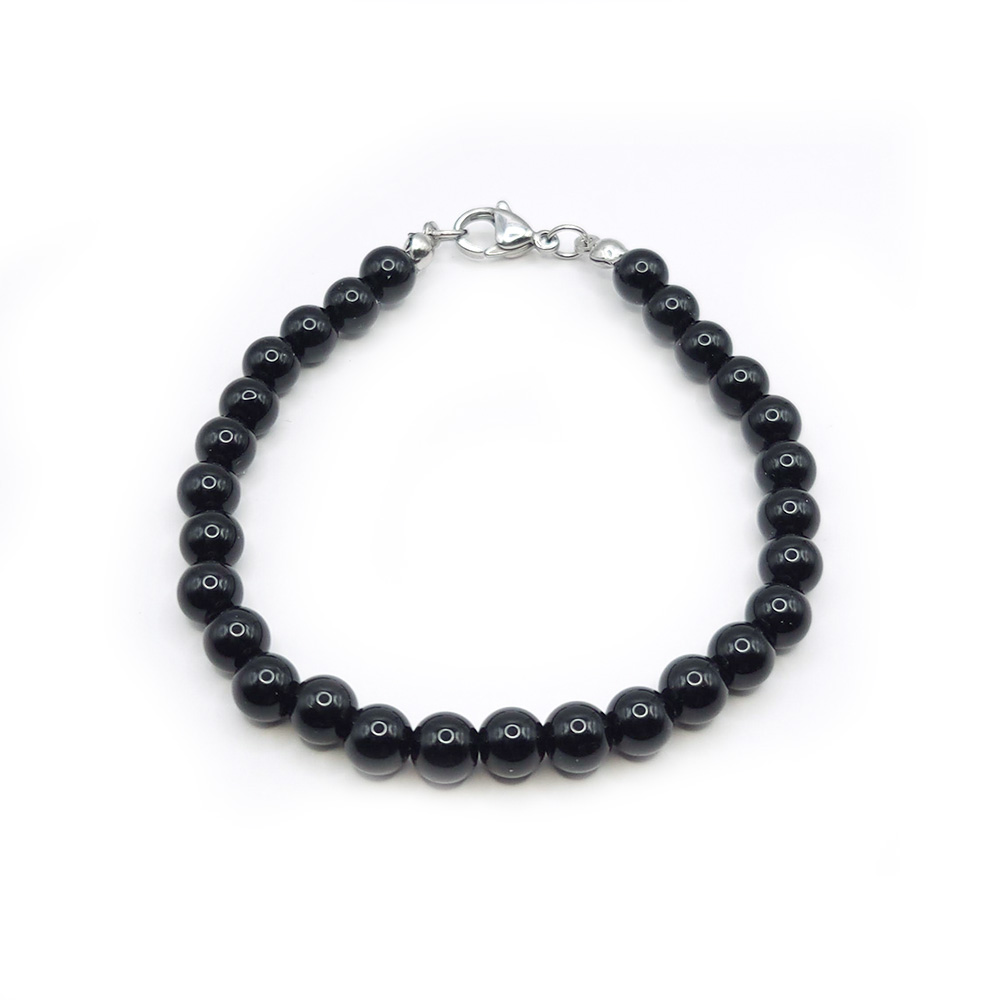 Natur-Edelstein-Armband "Onyx" 6mm