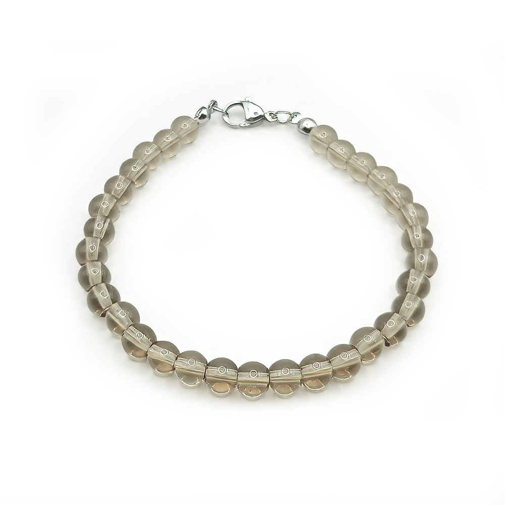 Natur-Edelstein-Armband "Rauchquarz" 6mm