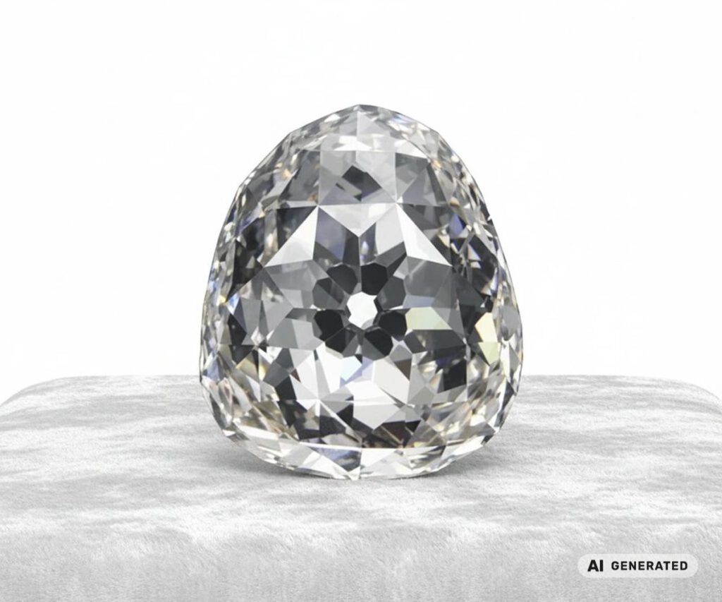 Beau-Sancy-Diamant - KI-generierte künstlerische Interpretation dieses Edelsteins