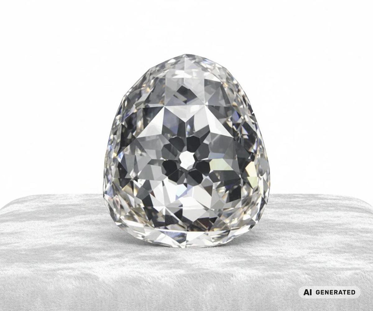 Beau-Sancy-Diamant - KI-generierte künstlerische Interpretation dieses Edelsteins