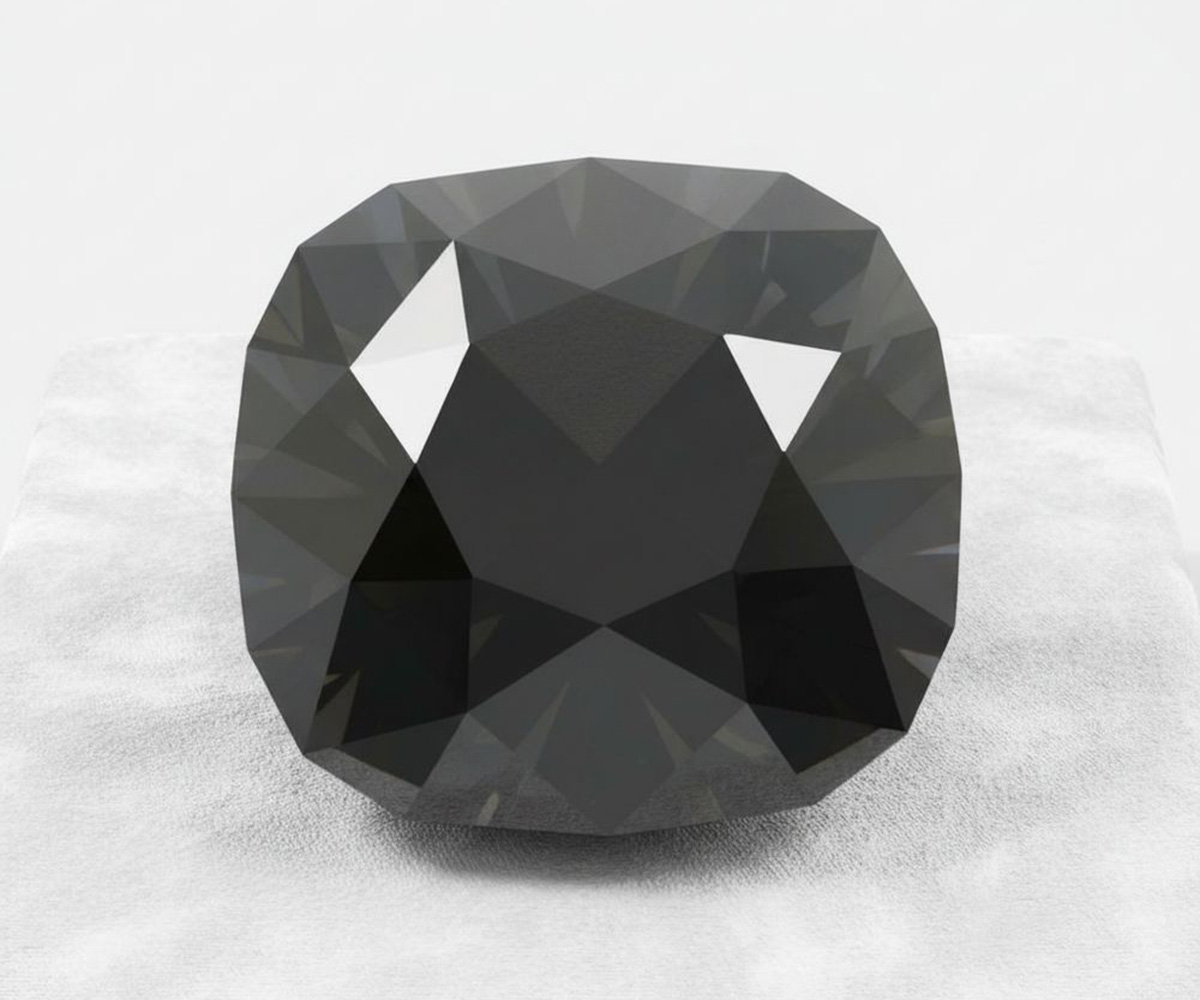 Black-Orloff-Diamant - KI-generierte künstlerische Interpretation dieses Edelsteins