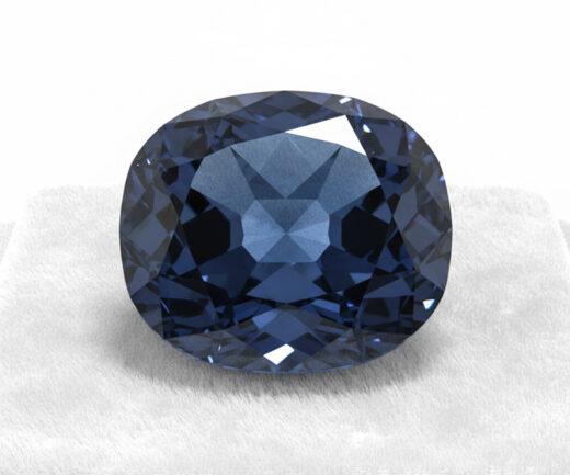 Blauer-Wittelsbach-Diamant - KI-generierte künstlerische Interpretation dieses Edelsteins