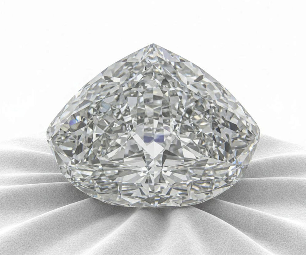 Centenary Diamant - KI-generierte künstlerische Interpretation dieses Edelsteins