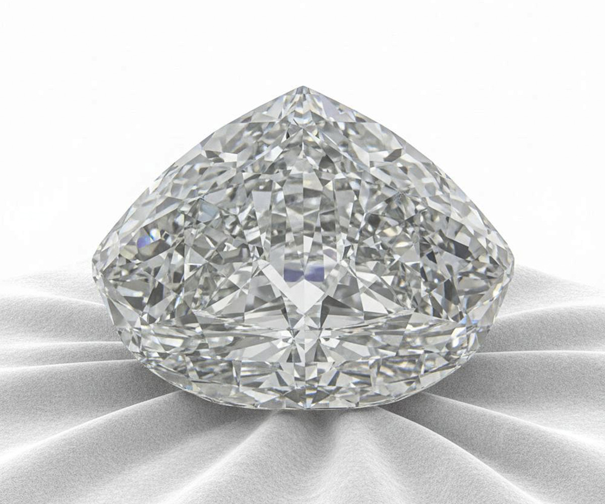 Centenary Diamant - KI-generierte künstlerische Interpretation dieses Edelsteins