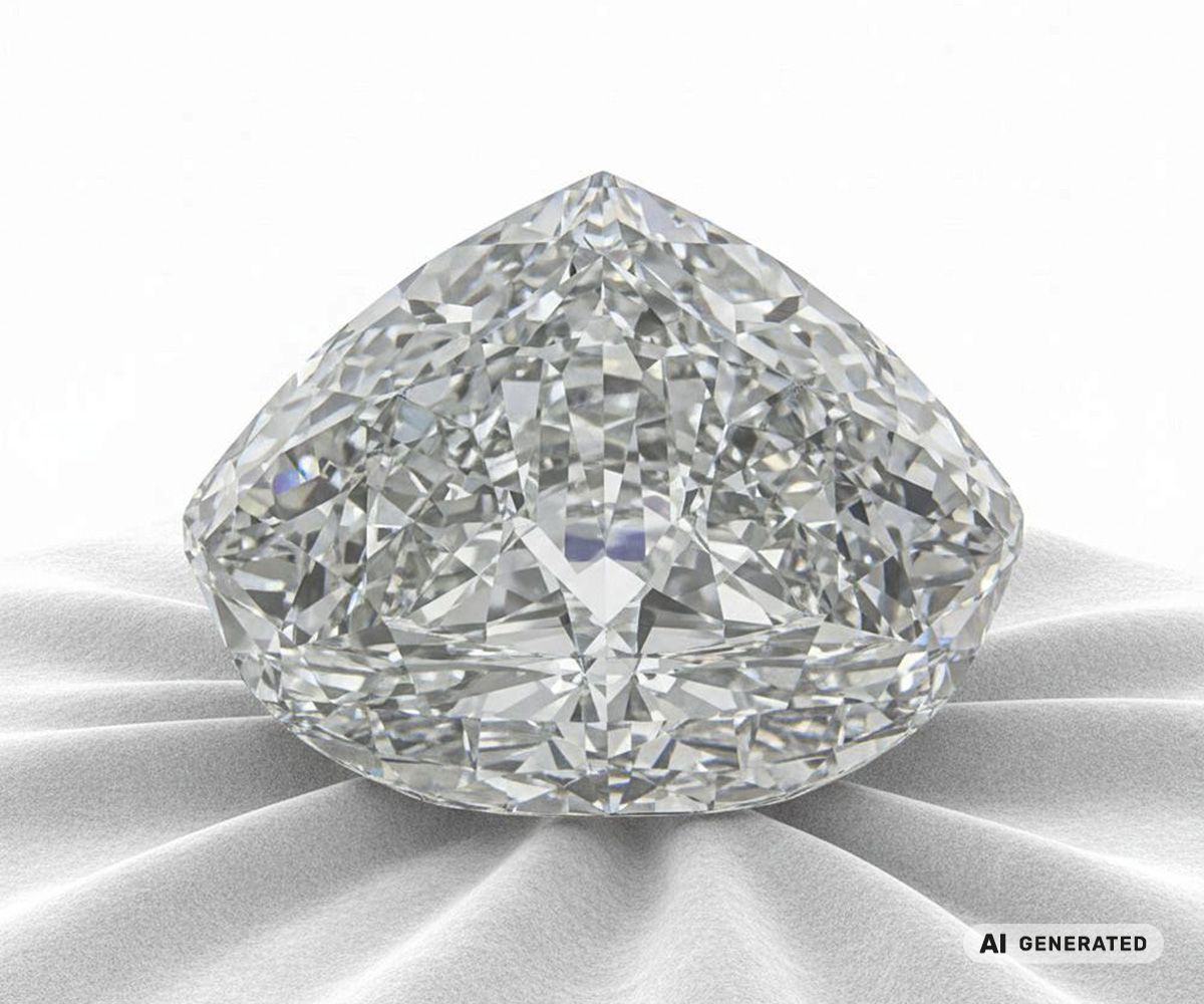 Centenary Diamant - KI-generierte künstlerische Interpretation dieses Edelsteins