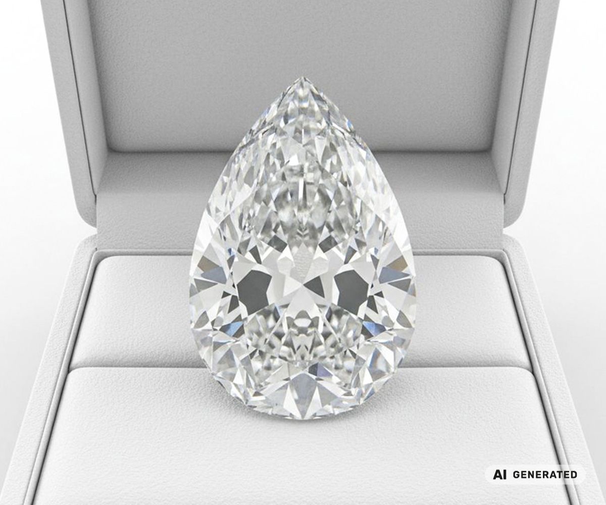 Cullinan-I-Diamant - KI-generierte künstlerische Interpretation dieses Edelsteins