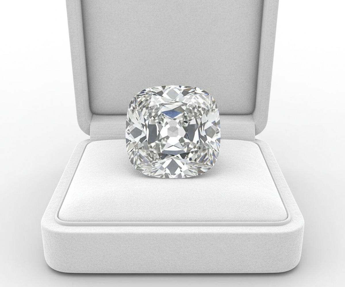 Cullinan-IV-Diamant - KI-generierte künstlerische Interpretation dieses Edelsteins