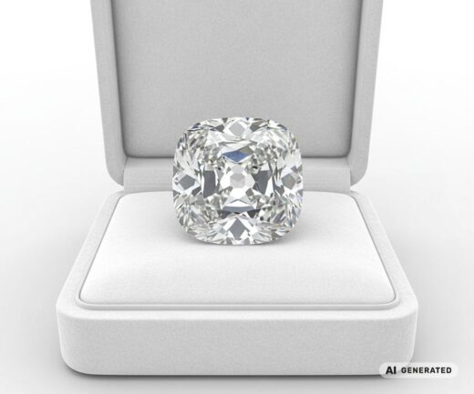 Cullinan-IV-Diamant - KI-generierte künstlerische Interpretation dieses Edelsteins