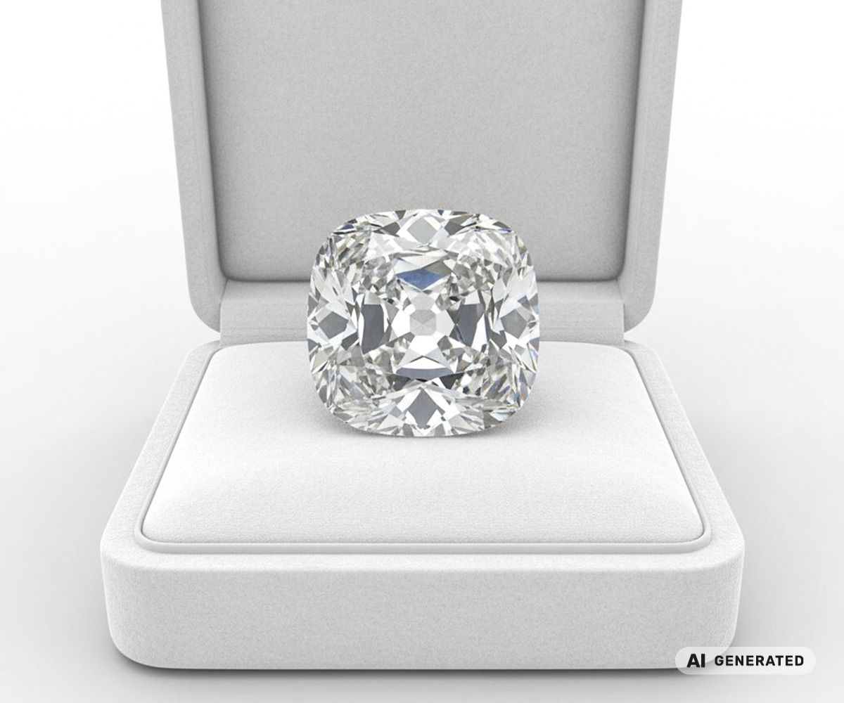 Cullinan-IV-Diamant - KI-generierte künstlerische Interpretation dieses Edelsteins