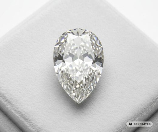 Cullinan-IX-Diamant - KI-generierte künstlerische Interpretation dieses Edelsteins