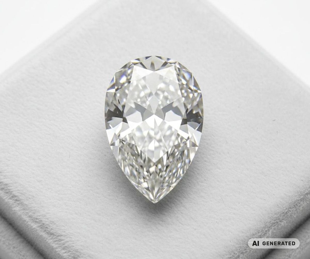 Cullinan-IX-Diamant - KI-generierte künstlerische Interpretation dieses Edelsteins