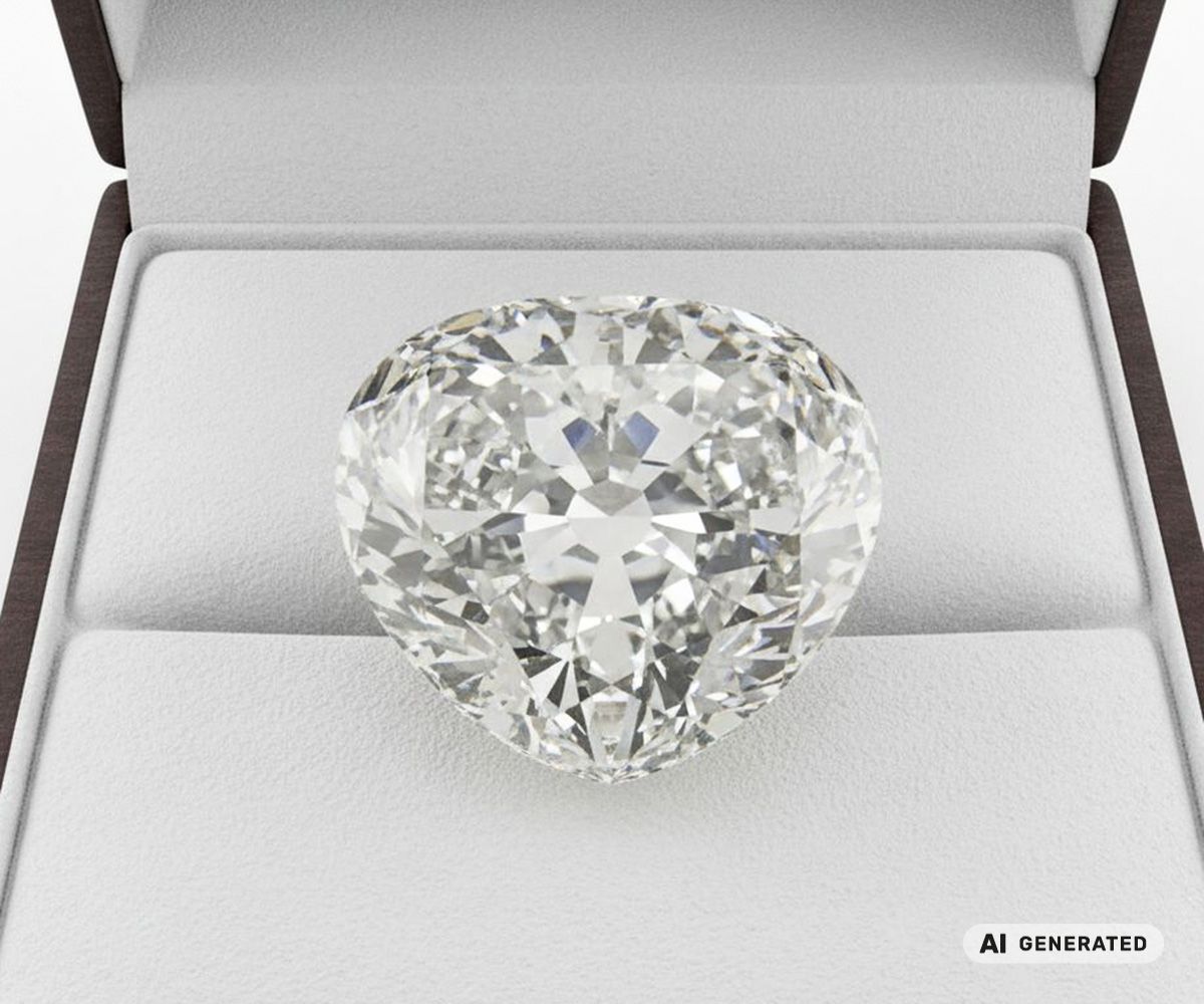 Cullinan-V-Diamant - KI-generierte künstlerische Interpretation dieses Edelsteins